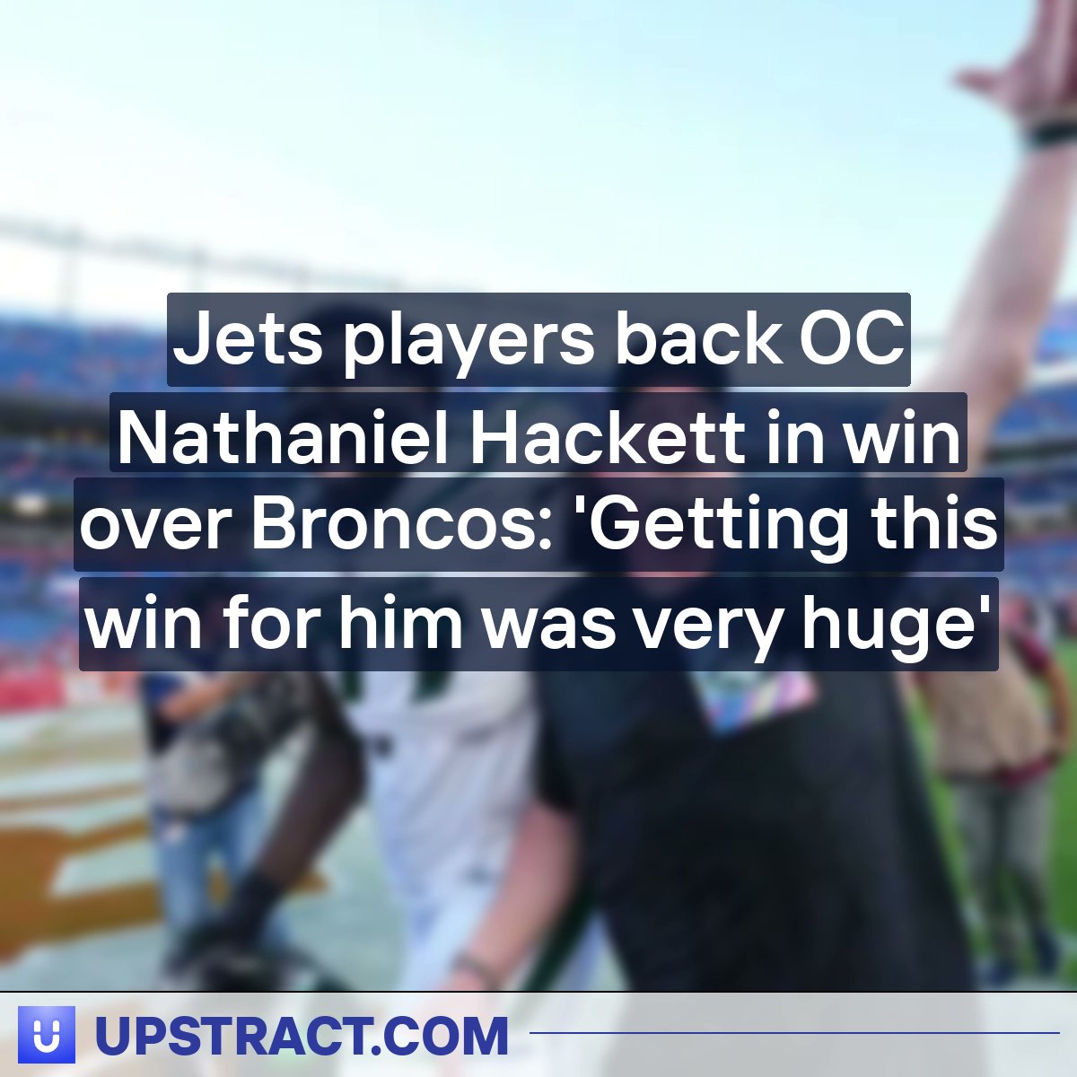 Jets players back OC Nathaniel Hackett in win over Broncos: 'Getting this win for him was very huge'
#cjuzomah #uzomah #newyorkdailynews
nfl.com/news/jets-play…