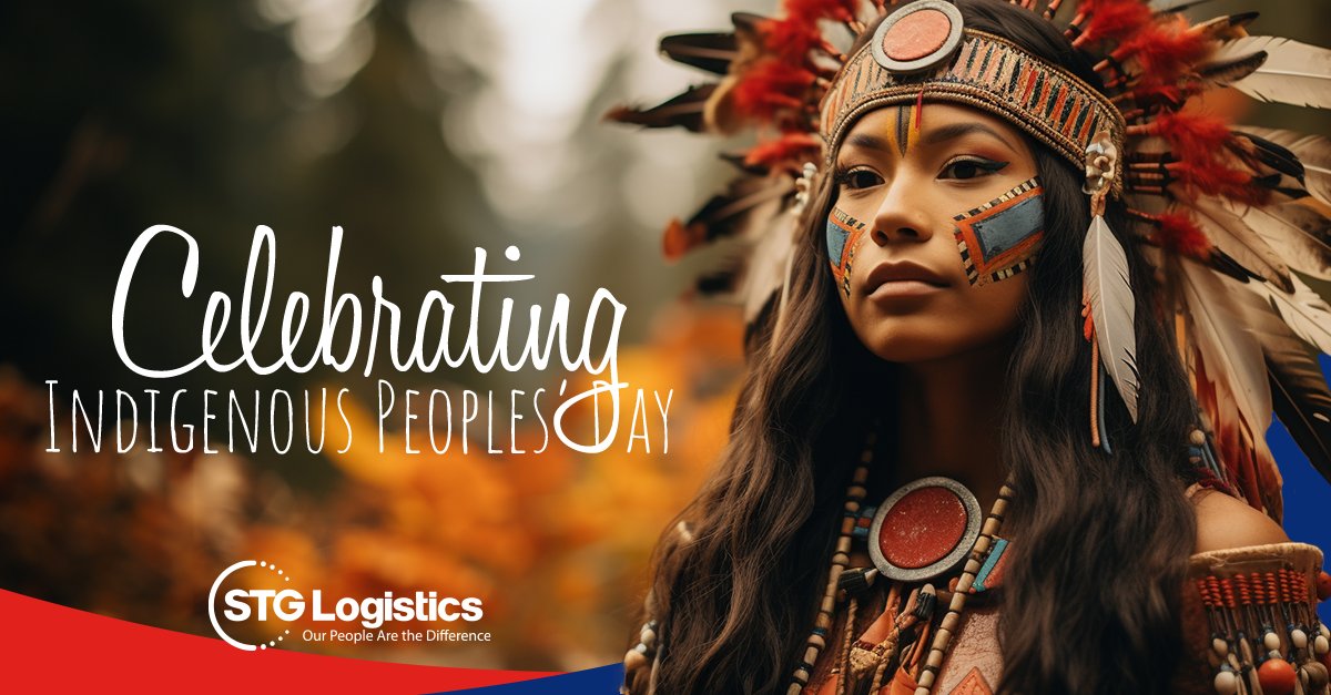 Happy Indigenous Peoples' Day! Let's celebrate Indigenous cultures and support their initiatives for a better world.
#STGLogistics #IndigenousPeoplesDay