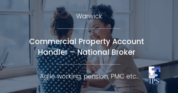 FancourtMark's tweet photo. Apply now! Commercial Property Account Handler – National Broker - #Warwick. https://t.co/LhUMJ5UYtF https://t.co/hSGJhwuJj1