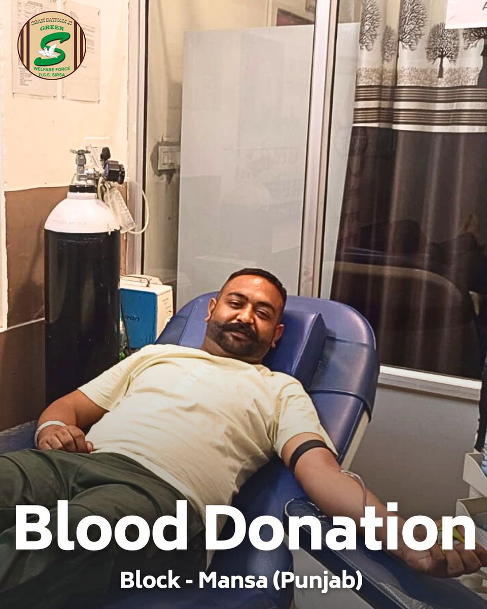 GreenSwelfares's tweet photo. Volunteers from Shah Satnam Ji Green 'S' Welfare Force Wing are selflessly donating blood for patients in need. Every drop counts! Join this noble cause and save lives. #BloodDonation #SaveLives #DeraSachaSauda https://t.co/AYrHQTReP2