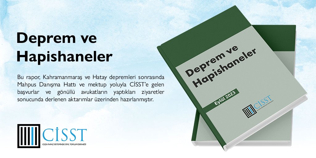 Deprem ve Hapishaneler Raporu yayında!

Raporu okumak için ⬇️
cisst.org.tr/raporlar/depre…
