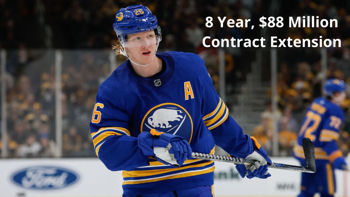 The Buffalo Sabres have signed defenseman Rasmus Dahlin to an 8 Year contract extension worth $88 million

#NHL #Sabres #BuffaloSabres #RasmusDahlin #LetsGoBuffalo