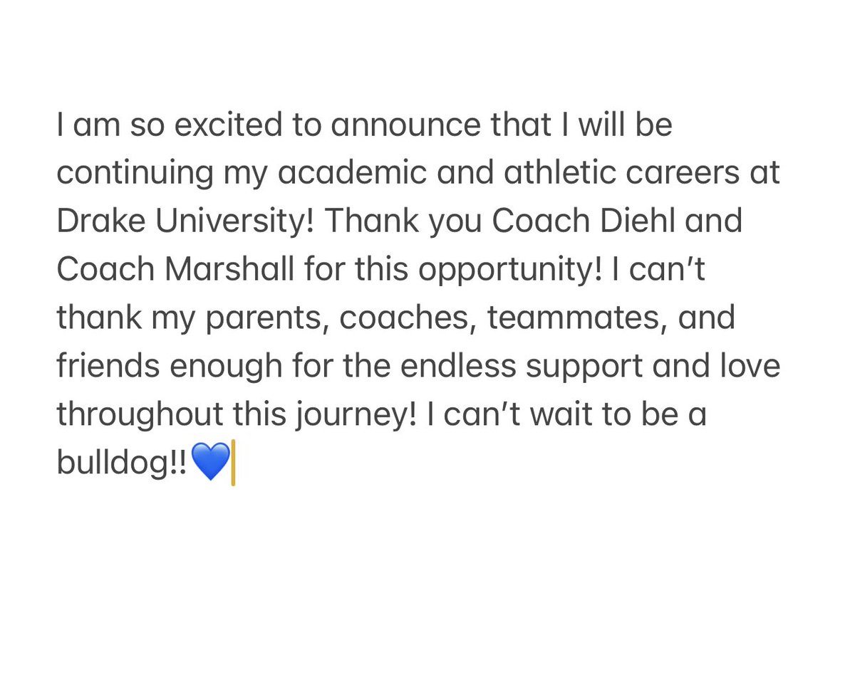 pearson hall (@pearsonhall3) on Twitter photo Go Bulldogs💙 Thank you <a href="/DiehlLindsay/">Lindsay Diehl</a> and <a href="/Jennmarsh27/">Jenn Marshall</a> for this amazing opportunity! <a href="/DrakeUniversity/">Drake University</a> <a href="/DrakeSoftball/">Drake Softball</a> Go Bulldogs💙 Thank you <a href="/DiehlLindsay/">Lindsay Diehl</a> and <a href="/Jennmarsh27/">Jenn Marshall</a> for this amazing opportunity! <a href="/DrakeUniversity/">Drake University</a> <a href="/DrakeSoftball/">Drake Softball</a>