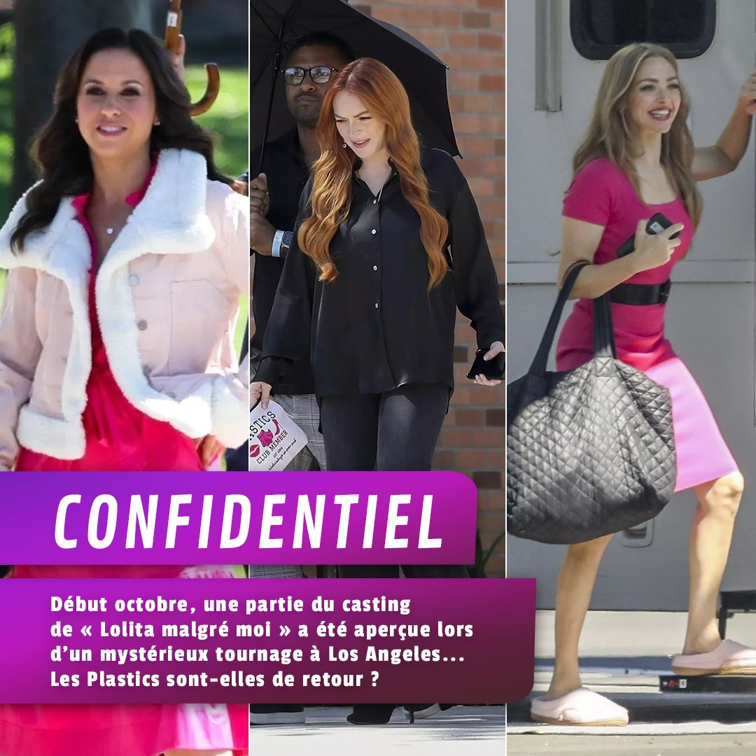 citizen_kris's tweet photo. D'après le New York Post, les Plastics seraient de retour pour une publicité dont le contenu reste encore inconnu.
Un retour de nos #MeanGirls préférées est-il envisagé ?
Affaire à suivre... https://t.co/G0ElW1Tw9B