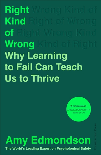 Wat lees ik op dit moment?
“The Right Kind of Wrong” 👌
van professor <a href="/AmyCEdmondson/">Amy Edmondson</a> 
- bekend van haar werk rondom Teaming en Psychologische veiligheid. 
Daarover binnenkort meer. 
Veel meer!
betterday.nl/wat-lezen-we-o…
#intelligentfailure #rightkindofwrong #leren #teaming
