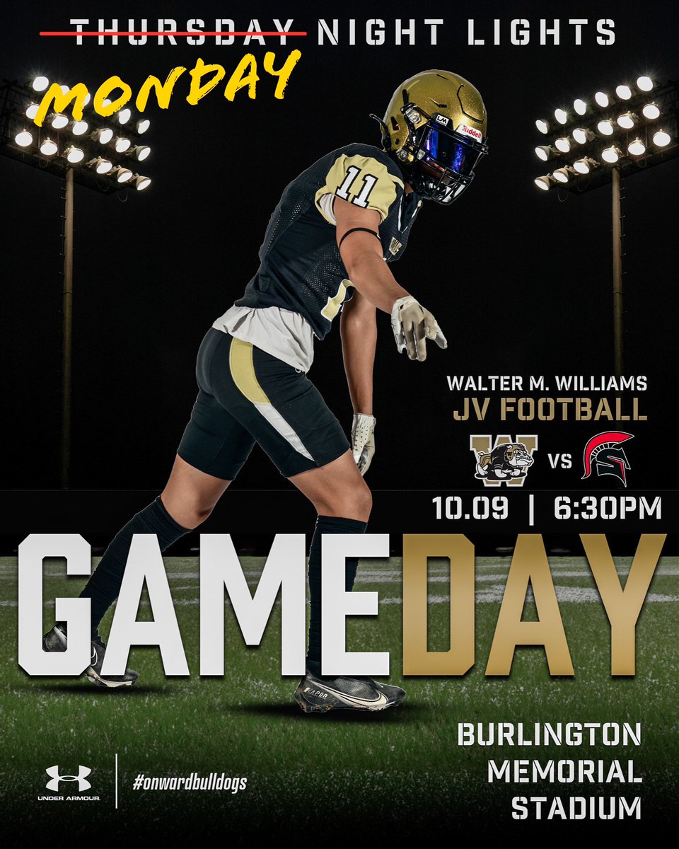 Williams Football (@whsbulldogsfb) on Twitter photo Come support our JV Dawgs tonight at 6:30. We are home in Memorial Stadium…Onward Bulldogs!
<a href="/DawgAthletics/">Williams Athletics</a> <a href="/dawgs_bite/">WWHS Student Section</a> <a href="/WHSDawgstrong/">WHS Strength and Performance</a> <a href="/BoosterWilliams/">WilliamsAthleticBoosterClub</a> <a href="/WMWHS/">Walter M Williams</a> Come support our JV Dawgs tonight at 6:30. We are home in Memorial Stadium…Onward Bulldogs!
<a href="/DawgAthletics/">Williams Athletics</a> <a href="/dawgs_bite/">WWHS Student Section</a> <a href="/WHSDawgstrong/">WHS Strength and Performance</a> <a href="/BoosterWilliams/">WilliamsAthleticBoosterClub</a> <a href="/WMWHS/">Walter M Williams</a>