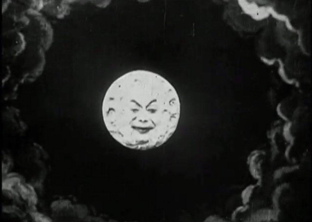Rigodon61's tweet image. The precursor to modern special effects: 
Le Voyage dans la Lune  Georges #Méliès, 1902.