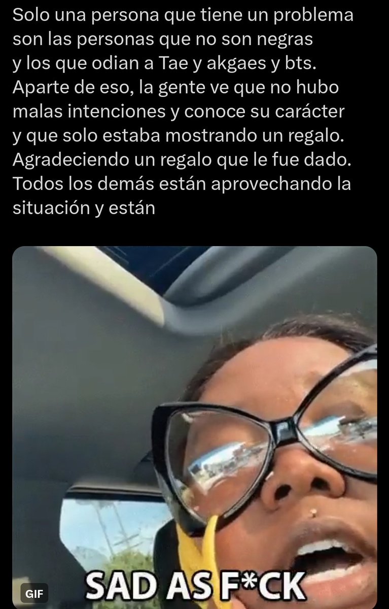 ZulayEstrada5's tweet photo. @kyosvteez Ya we no te ofendas, hasta 3min3m lo ha usado y ahí no brincaron como lo hacen ahora cállate un milenio https://t.co/i5kcuc4D7A