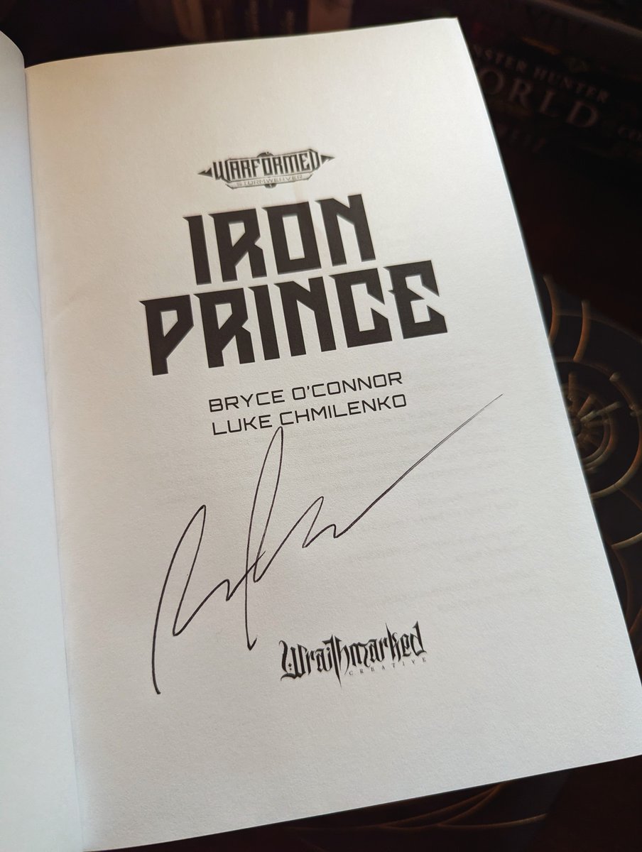 🎉📚RARE #BOOKGIVEAWAY 📚🎉 OFF-SIZED print of 'IRON PRINCE' signed by Bryce O'Connor! Follow for 4 chances, for 2, Like/Comment for 1! Winner announced next Friday! We ship internationally! #amreading #amwriting #book #books #free