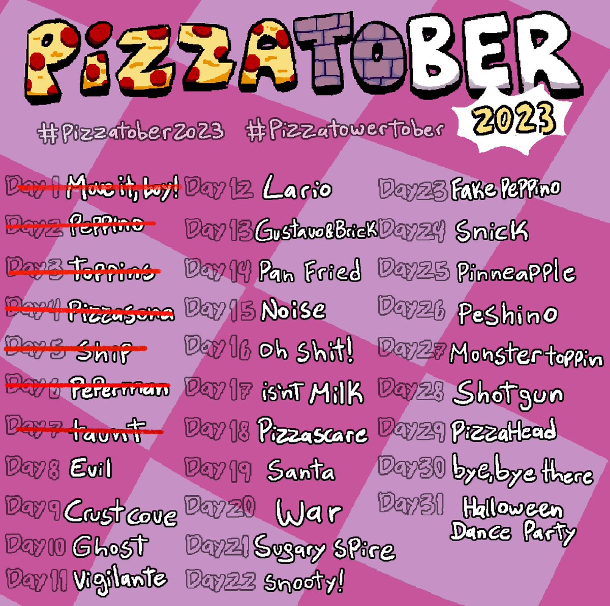 KappaKiddo's tweet photo. PizzaTober Day 7: Taunt 

HELLO! Sorry I’m late for a couple of these. Had to get some irl and personal online shit sorted out. Anyway here is day 7, and one of my favorite taunt sprites from Peppino lol

#Pizzatober2023 #pizzatower #PizzaTowerGame #PizzaTowertober #day7 https://t.co/Ii00XwIVil