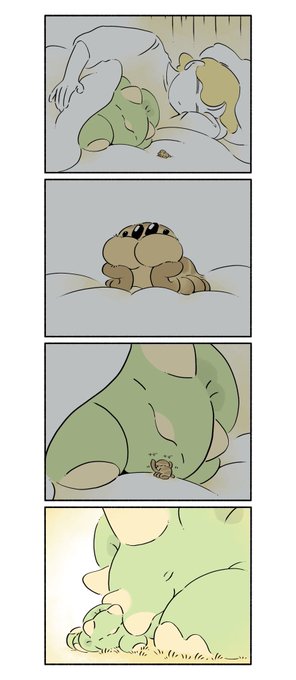 おやすみ良い夢を #漫画 #イラスト #恐竜はじめました