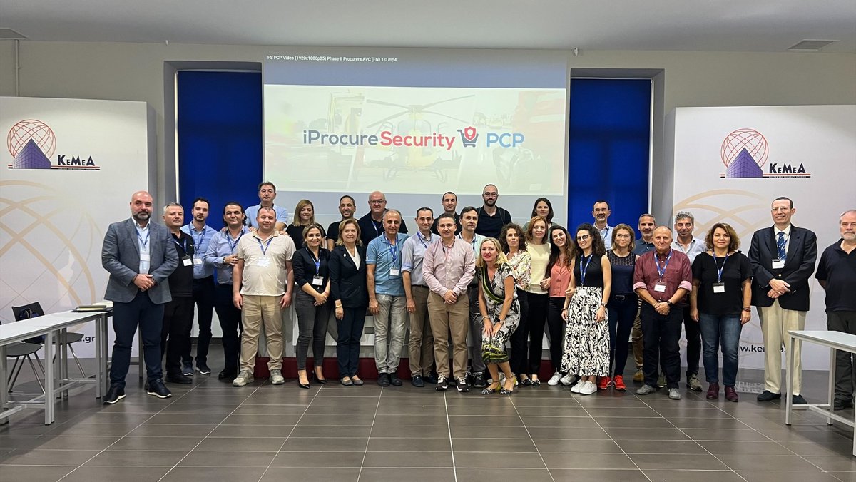 procuresecurity's tweet photo. 🤝 We met in person for a productive Consortium Meeting at #KEMEA in Athens, marking the end of Phase II to plan and gear up for Phase III, the Pilot Phase! Big thank you to everyone who participated.🌟🌐 #ConsortiumMeeting #PhaseIII https://t.co/2VHIdOUTV5