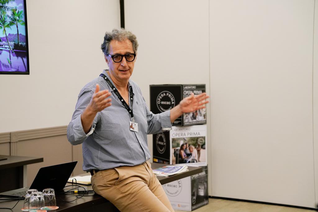 escac's tweet image. #ÓperaPrima | Seminario junto a Gustavo Ferrada, de @Mediacrest_es. 

¡Muchas gracias por compartir tu conocimiento y experincia con nosotros!