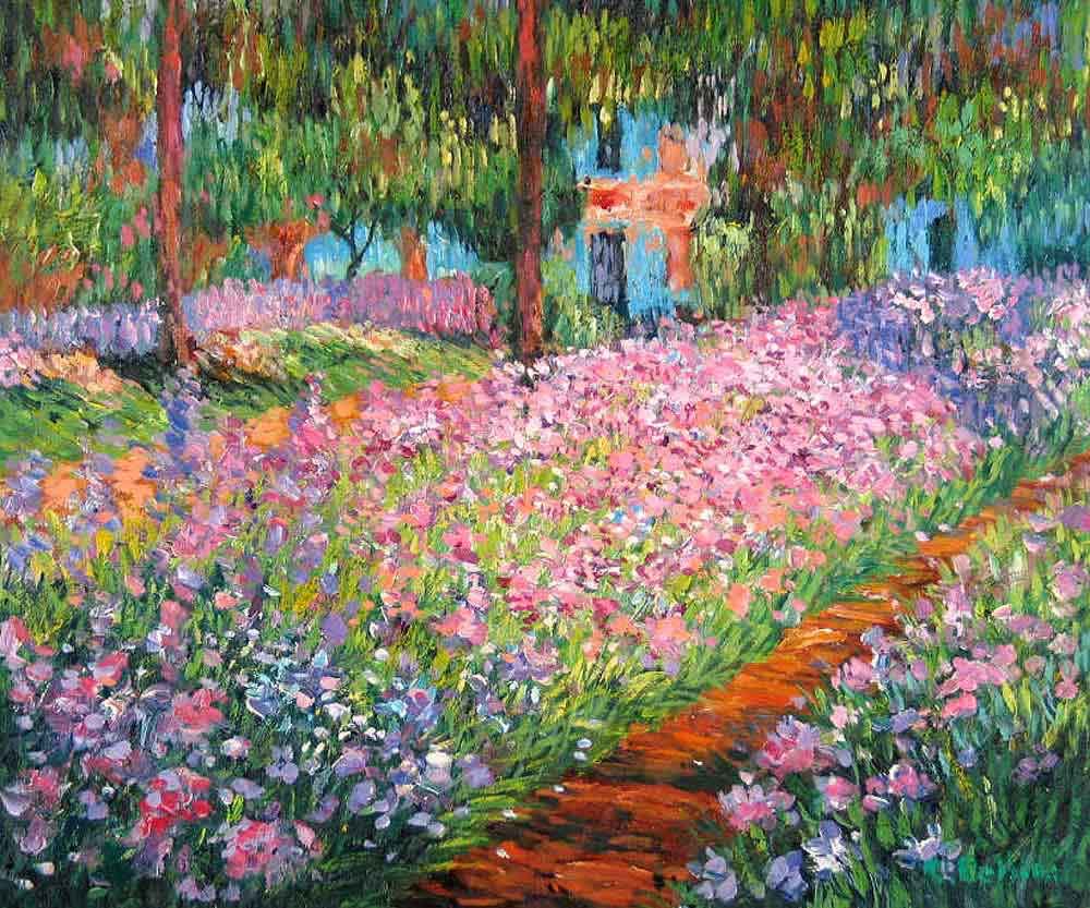 AcademiaAesthe1's tweet photo. Pink and Monet https://t.co/QhbEYHLPHC