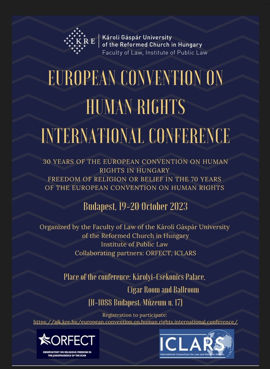 OrfectNW's tweet image. A warm invitation to join Budapest for this great conference at @KaroliEgyetem