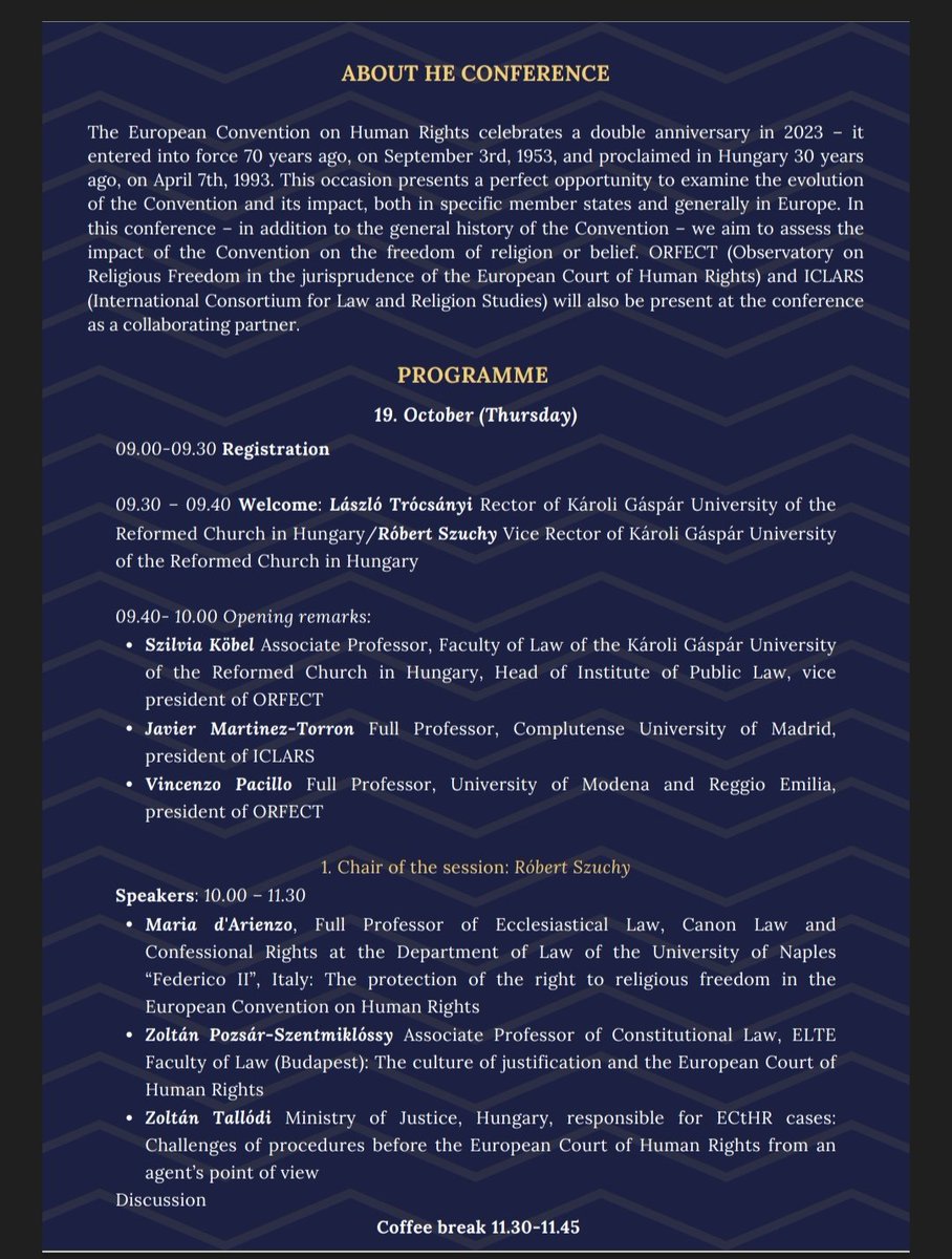 OrfectNW's tweet image. A warm invitation to join Budapest for this great conference at @KaroliEgyetem