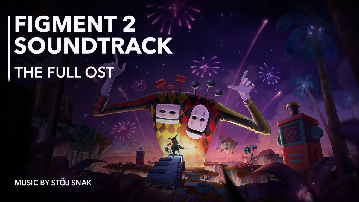 The time has finally come. The Figment 2 Soundtrack is now AVAILABLE on YouTube 🎉

An original score that is almost 2 hours long. Thank you to all who bought the game and have supported Bedtime along the way 🫶

Listen to the soundtrack here:
🔴 youtube.com/watch?v=Our1B-…