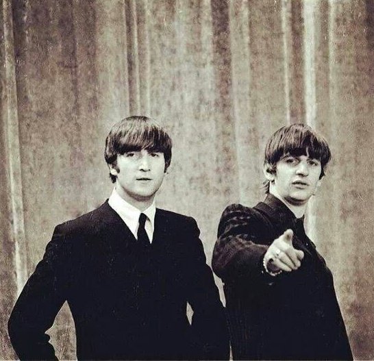 Ringo says happy happy happy birthday to Johnny!!