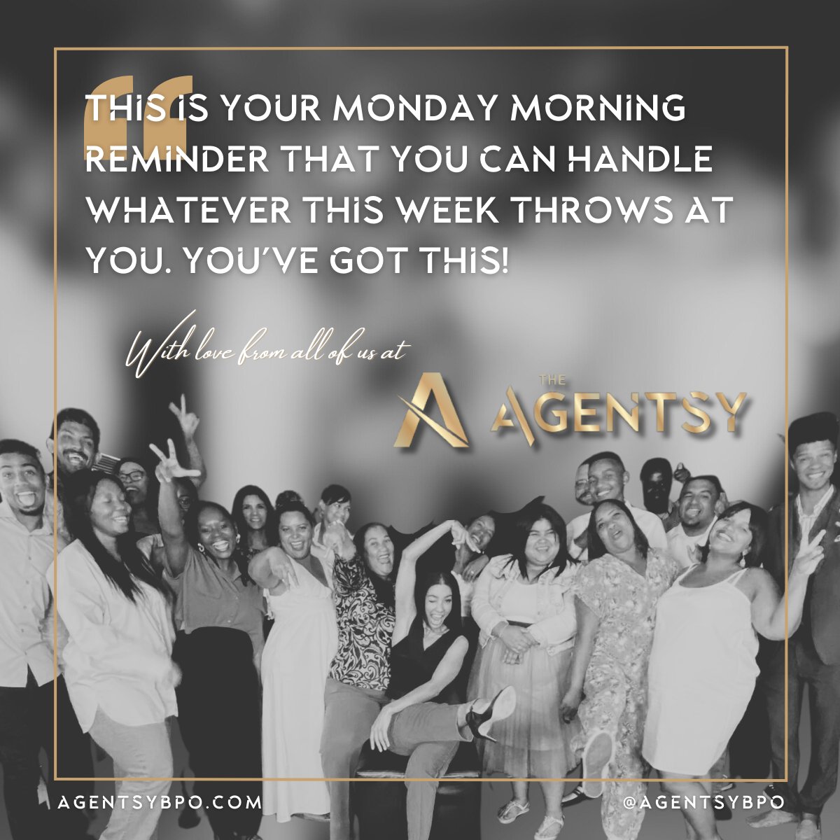 AgentsyBPO's tweet photo. Happy Monday everyone! #MondayMotivation #Mondayvibes https://t.co/ArIBbGKdou
