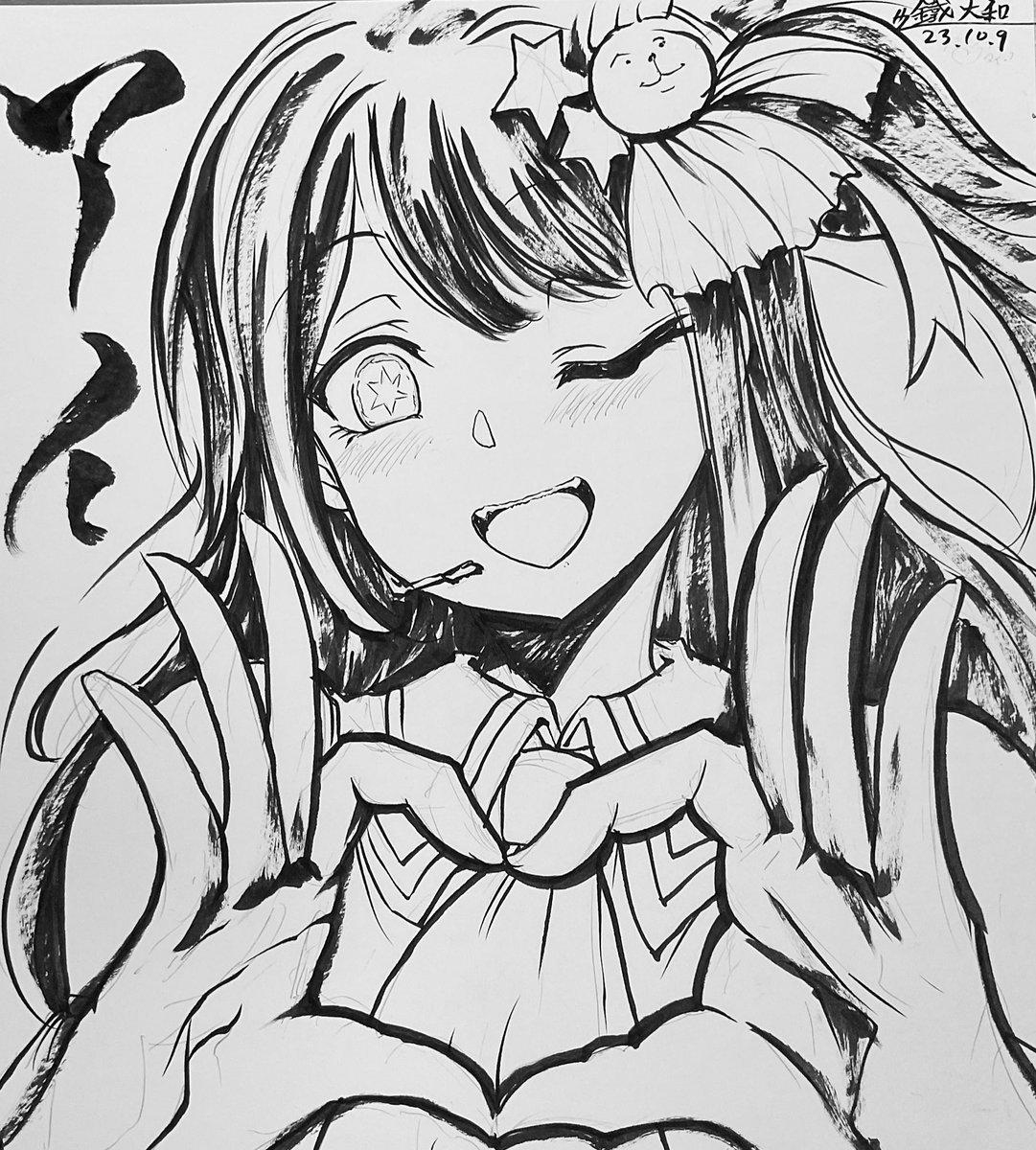 これは何気に受けてた色紙リクの推しの子アイちゃんと
ドール集合図
なんか圧凄い

 #静コミ 