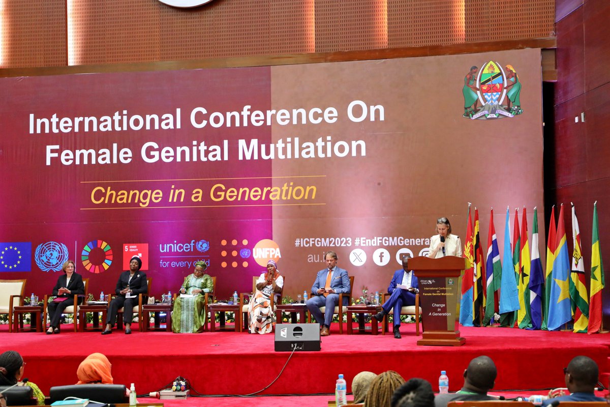 EqualityNow_AF's tweet photo. This week, we are in #Tanzania for the @_AfricanUnion International Conference on FGM together with a global community as we strategize how we can collectively accelerate action to ensure that women and girls live free from FGM. #ICFGM2023 #EndFGM https://t.co/2Yhopcd9HC