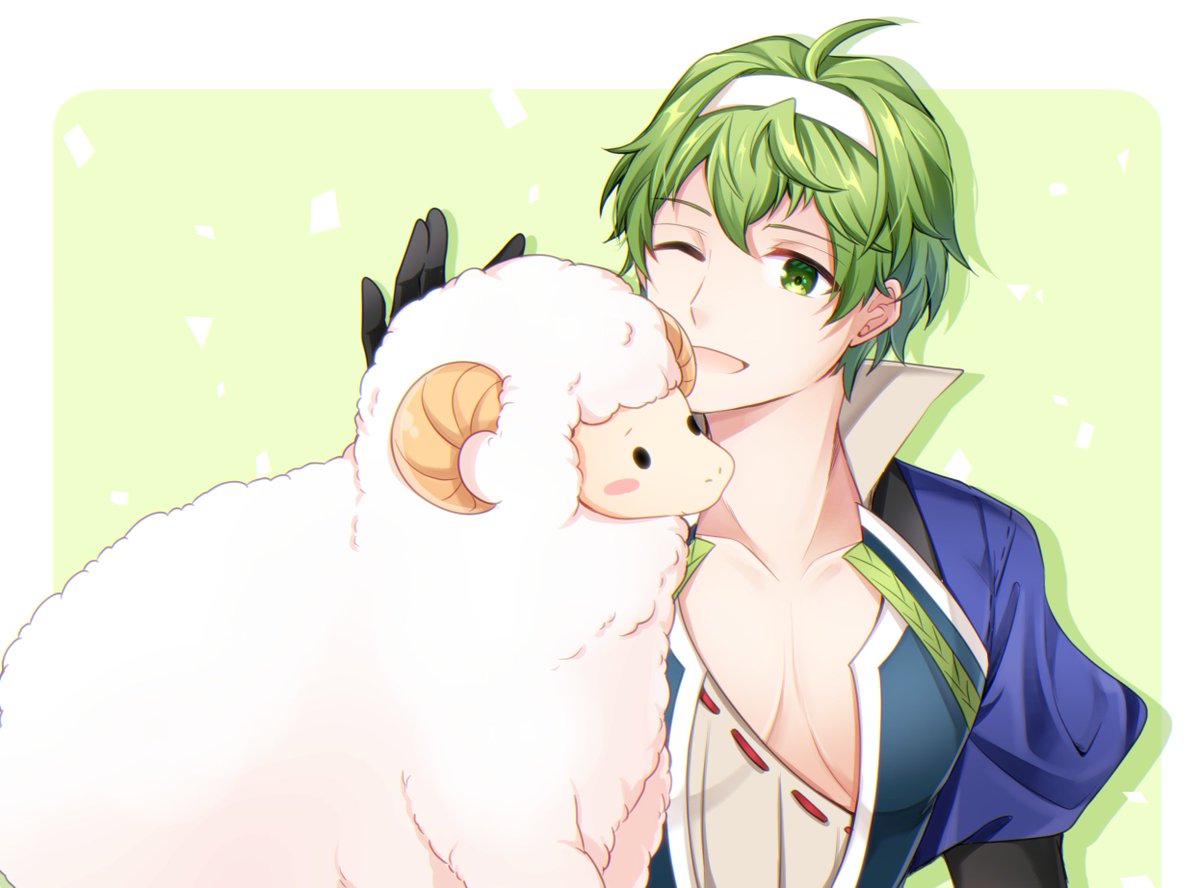 「ダビデくんとひつじさん  落書き 」|星唄 流音のイラスト
