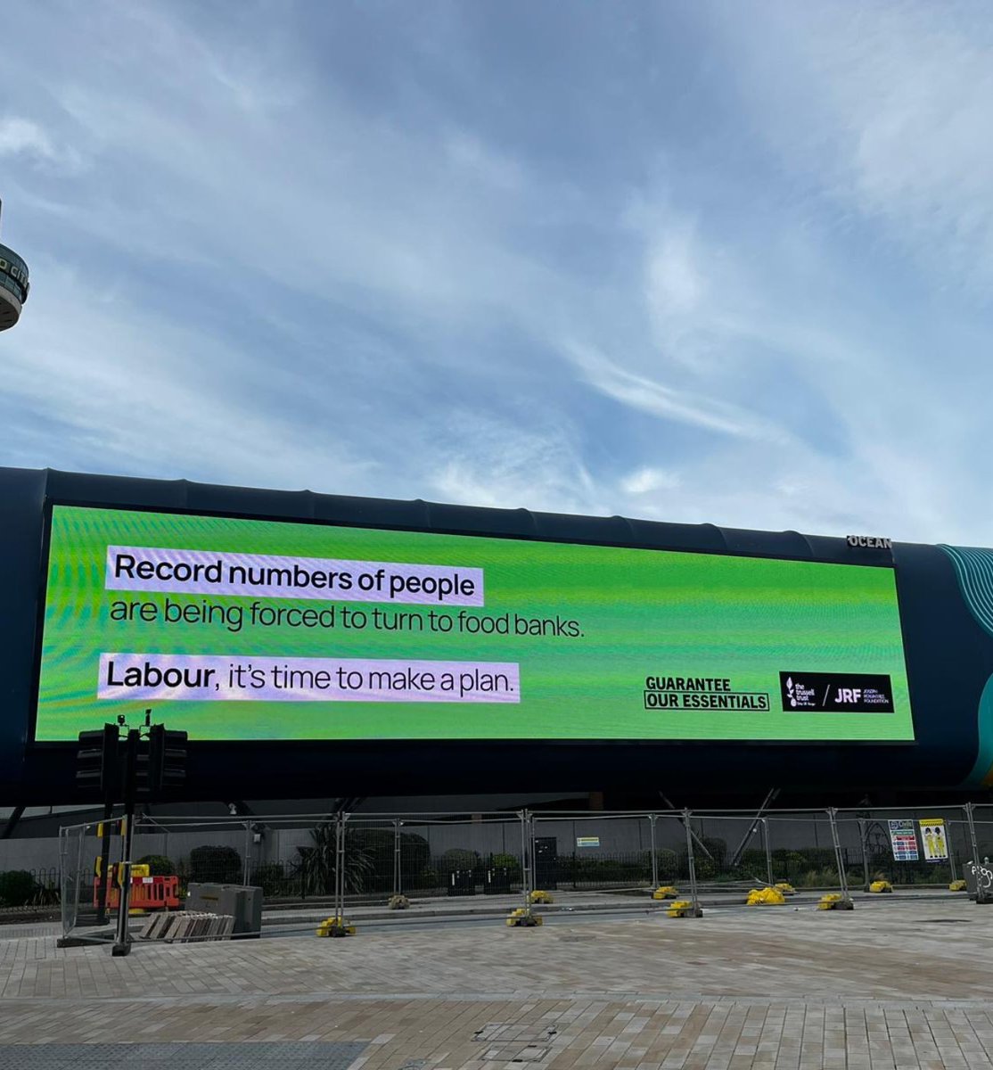 👀 Have you seen it? @UKLabour’s plan to tackle rising hardship is missing. Labour said our social security system must work to tackle the soaring need for food banks. We agree. So now's the time to make a plan - and we’re at Labour's party conference to tell them that. #Lab23