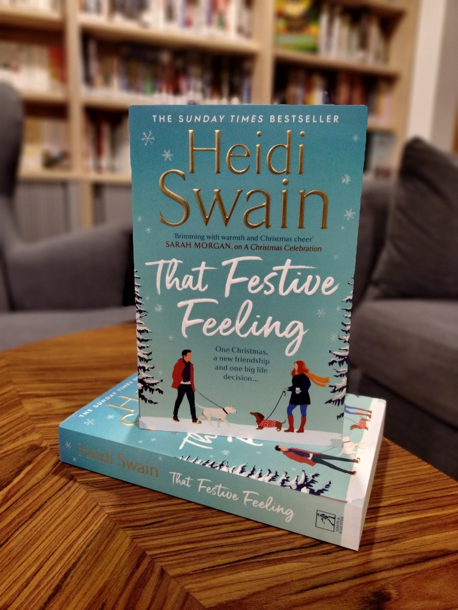 Just 3 sleeps till @Heidi_Swain's new Christmas novel #ThatFestiveFeeling publishes!

Don't delay, pre-order today, and let Heidi whisk you away to #NightingaleSquare, and introduce you to Monty, the handsomest Dachshund you'll ever meet!

simonandschuster.co.uk/books/That-Fes…