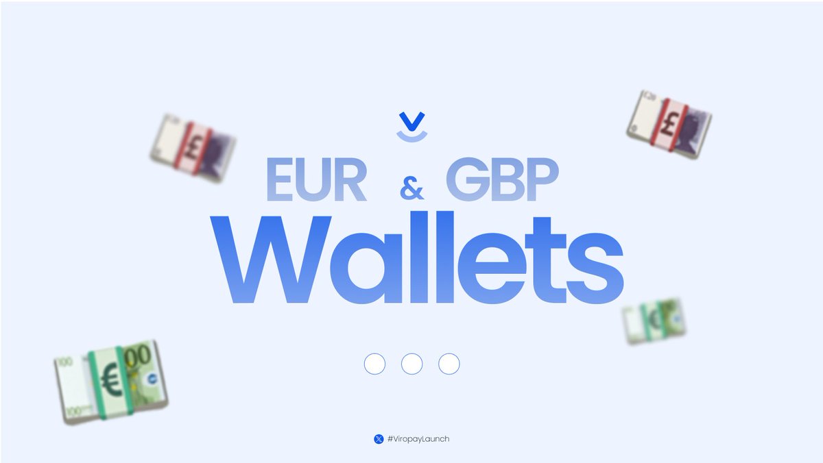 Create Wallets In EUR 💶  &amp; GBP 💷

When set up, you are able to create up to 3 wallets in both EUR and GBP. Eliminate currency conversion and save money!

As a business owner, you hold the power to choose which cards are linked to specific wallets.

#ViropayLaunch