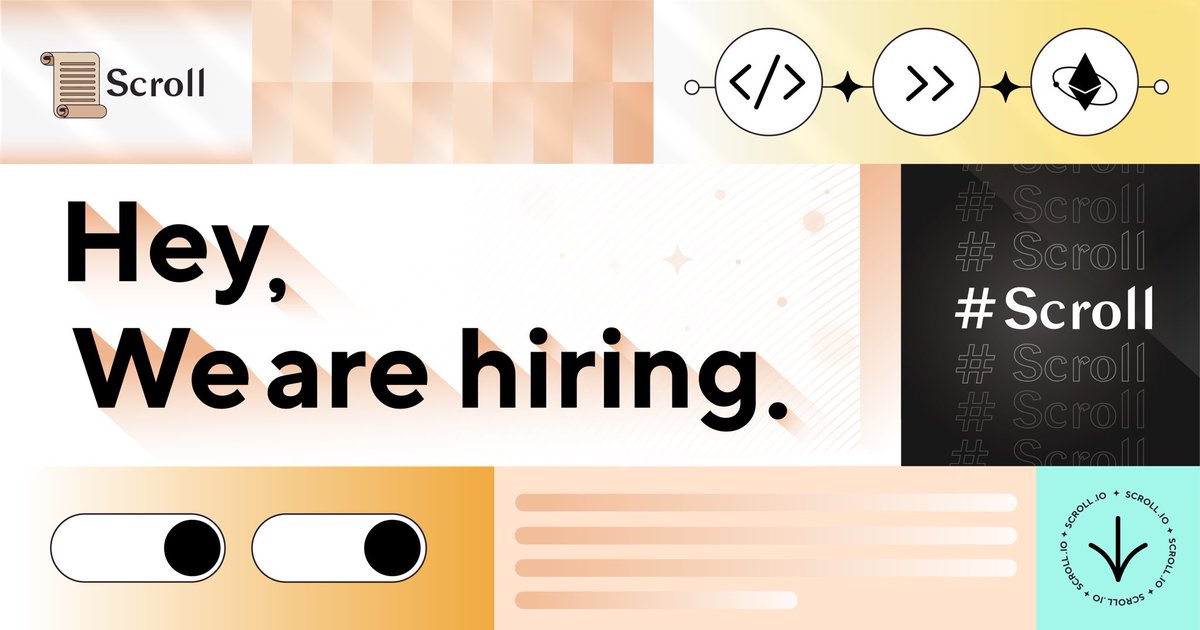 rolldextrade's tweet photo. You are hire!!! Welcoming More Talent to Transform Our Community!  @Scroll_ZKP https://t.co/yN1SBCijem