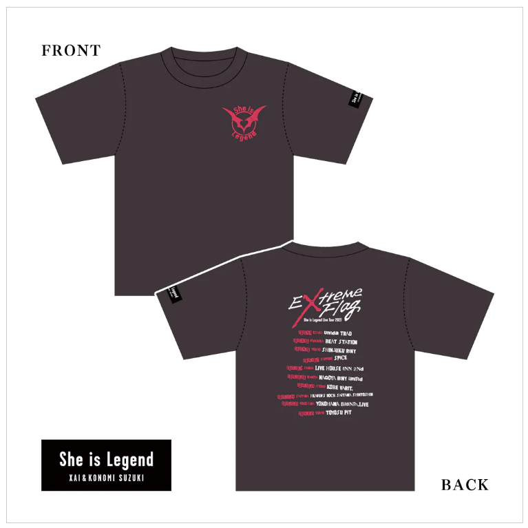 She is Legend Extreme Flag パンフレット グッズ情報】 ／ 『She is Legend Live Tour 2023 #ExtremeFlag