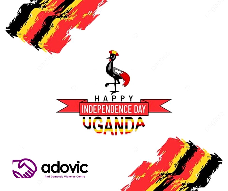 ADOVICUganda's tweet photo. As we celebrate Uganda's Independence today, we continue to strive and look forward to men, women, children and generally families in Uganda living peacefully and free from Domestic Violence. Happy Independence Uganda!

#Happyindependence #EndDomesticViolence #PeacefulFamilies https://t.co/M7JlTUeEHa