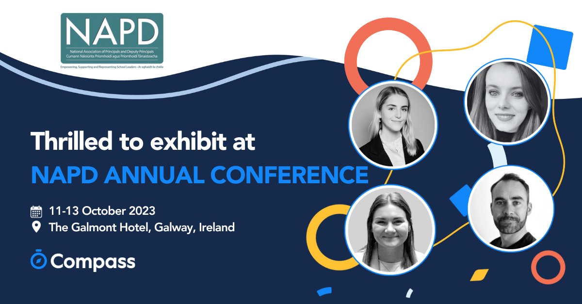 CompassMIS_IE's tweet image. One of the most expected conferences of the year is just around the corner 🎉 We&apos;re exhibiting at the @NAPD_IE Annual Conference this week with a full team on the stand. Pay us a visit to find out how #CompassMIS can innovate school processes for better learning 🏫
#NAPD23