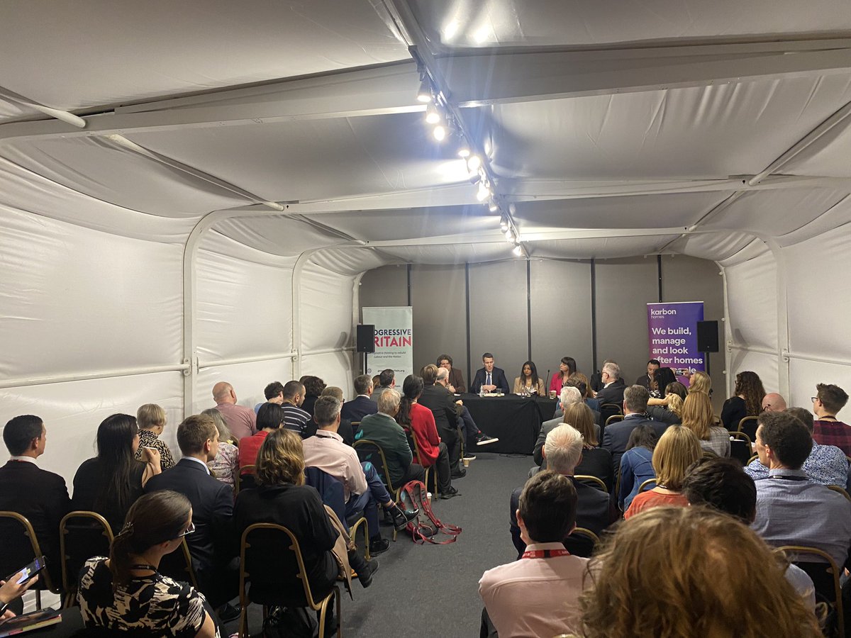 Standing room only for Shadow Housing Minister @mtpennycook at #LabConf23. 

He confirms that Labour would reverse the government’s u turn on minimum energy efficiency standards in rented homes. Also outlined his commitment to rental reform. Positive noises.