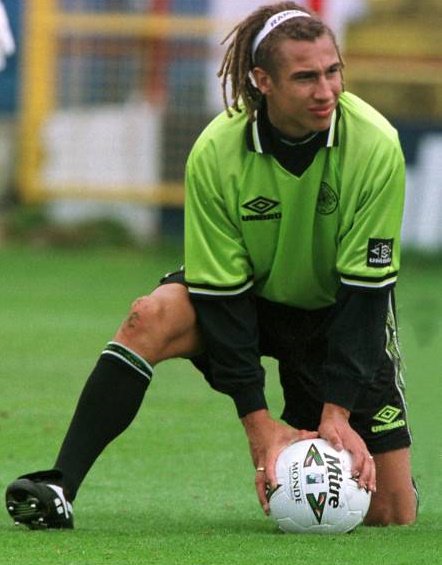 Henrik Larsson at Celtic.