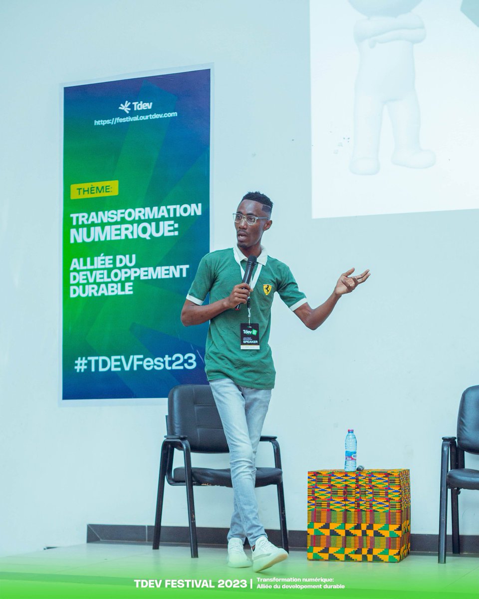 tdevorg's tweet photo. #Throwback sur le #TDEVFestival2023 !
Retour de la détente avec le keynote "BEYOND INNOVATION" de Jean Noel N'guessan, où il nous a parlé de l'amélioration continue dans la co-construction de solutions informatiques durables.
#TDEVFest23 #Tdev #TechEvent https://t.co/a5zy0c2gtW