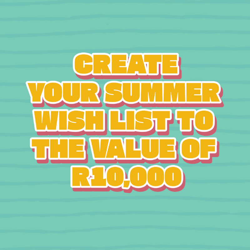 TAKEALOT's tweet photo. Summer is finally here and we're celebrating with an awesome giveaway! 🌞

You could win the summer wishlist of your dreams, up to the value of R10,000! We'll be announcing a new winner every day until Friday, 13 October 2023. 

T&amp;Cs apply. 

#takealotsummersorted #summayadisumma