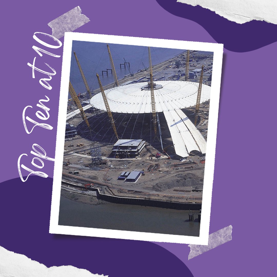 Today’s Top 10 at 10 is from the year the Millennium Dome construction began in London, but what is the year?