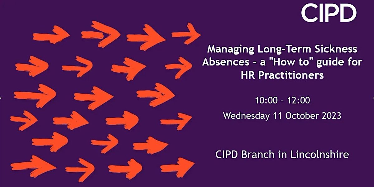 Don't forget that this Wednesday is our event on Managing Long-Term Sickness Absences - a 'how to' guide for HR Professionals at The Epic Centre in Lincoln, hosted by Chattertons.

We are looking forward to seeing everyone there!

#CIPD #HR #Lincolnshire #absencemanagement #event
