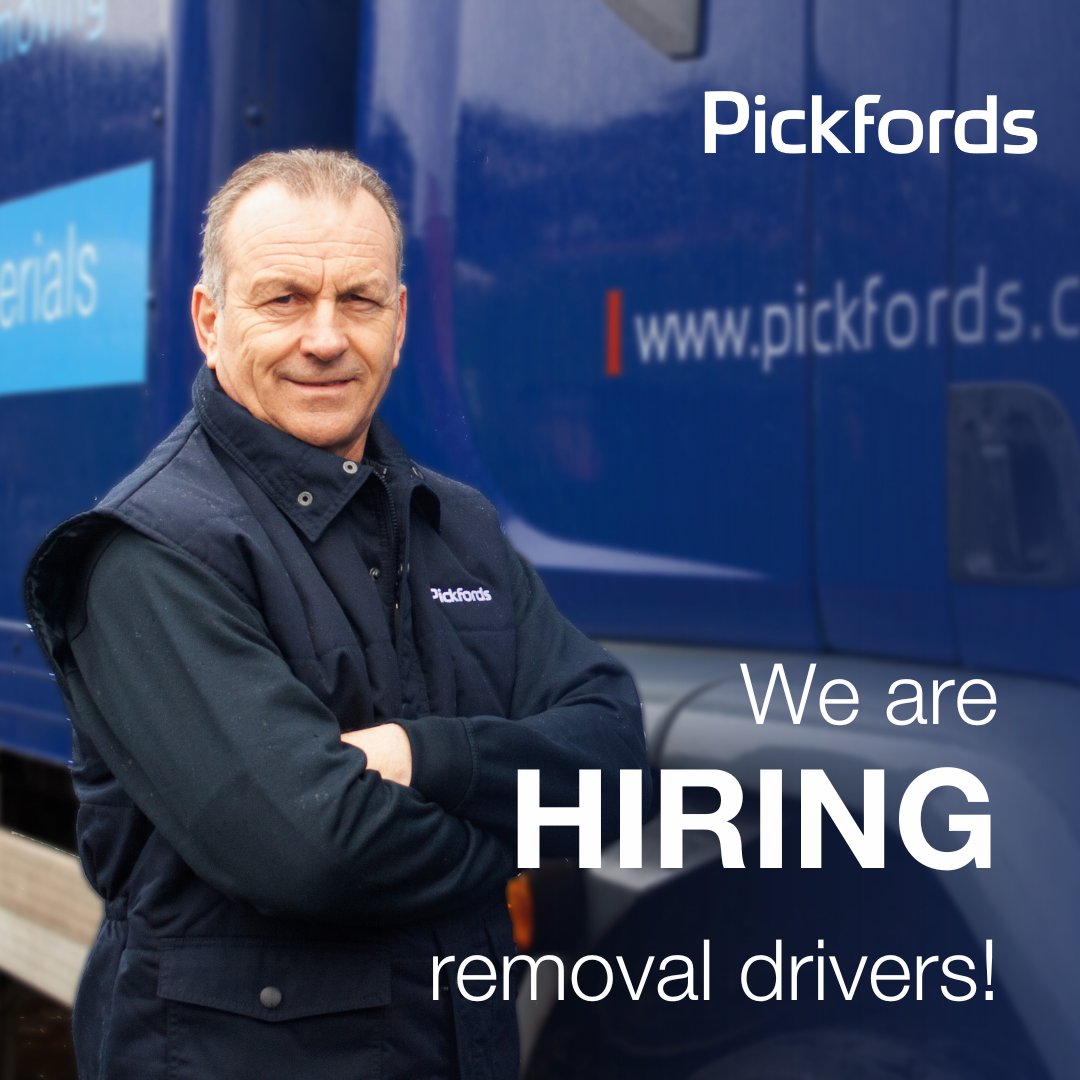 We are looking for experienced drivers to lead a team of motivated removal men in Wembley, London. 

To find out more about this vacancy, click below

👉 pickfords.co.uk/careers/nation…

👉 pickfords.co.uk/careers/lgv-dr…

#Pickfords #removals #careers #drivers #driverecruitment #drivervacancies