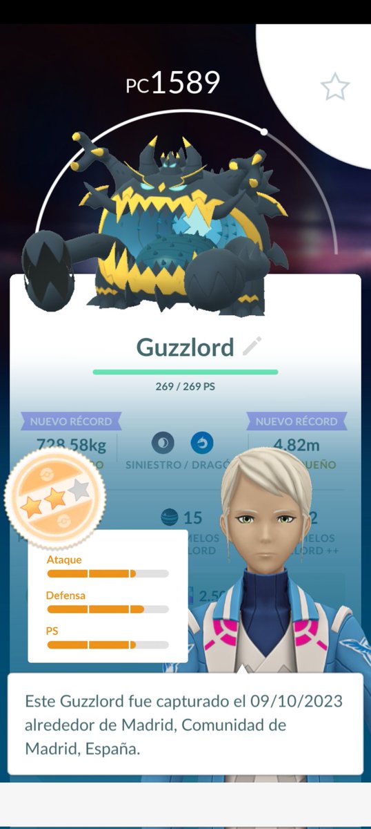 SkreicherRe's tweet image. #PokemonRaid de buena mañana. Pa variar, no fue #ShinyPokemon pero algun dia podra ser
.
.
#Pokemon #PokemonGO #guzzlord #ultraente #PokemonTCG #pokemonsolyluna