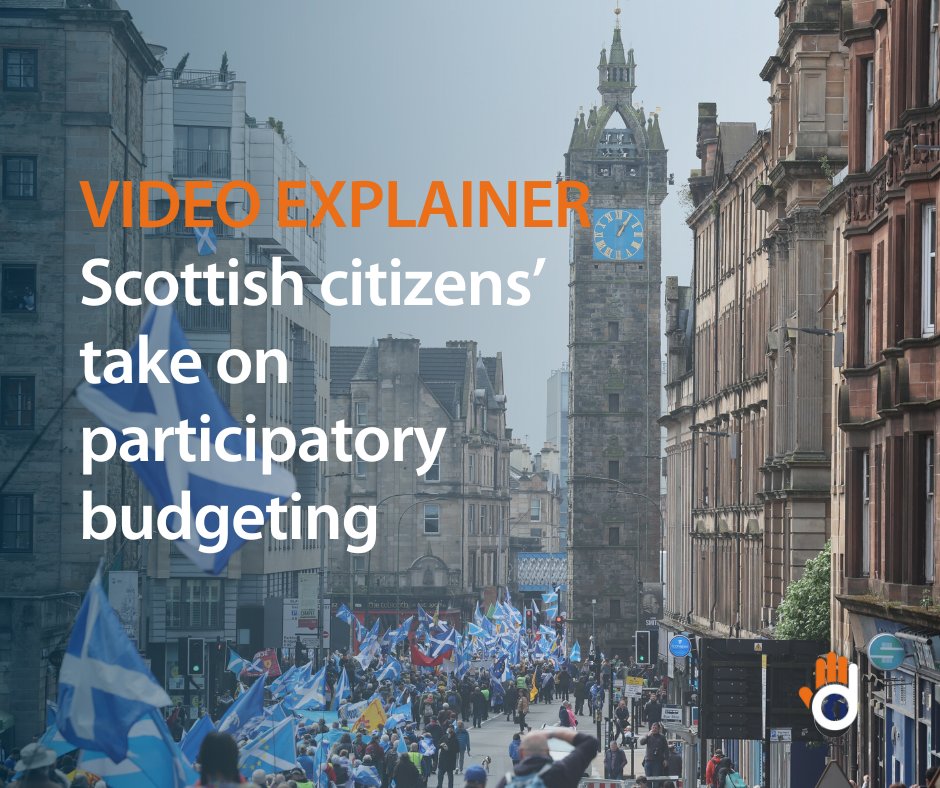 Euractiv's tweet photo. 📽️#DEMOTEC presents:
Scottish citizens’ take on participatory budgeting
Scotland is currently experimenting with a participatory budgeting system at the local level.
But are citizens aware of this process and would they participate in it?
Find out more: https://t.co/o9ofnA6mO9 https://t.co/zJSLtsVlvx