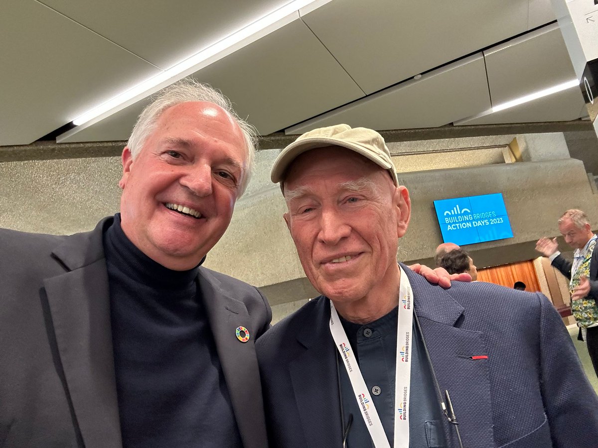 PaulPolman's tweet photo. Bridge Builders who forge courageous partnerships and unlock finance flows will be key to achieving the SDGs. With @SSalgadoGenesis and Sandrine @ClubOfRome at the closing plenary
Thanks Patrick Odier for another quality #BuildingBridgesWeek 
 
https://t.co/N7MImz621f https://t.co/0GxheMtWdD