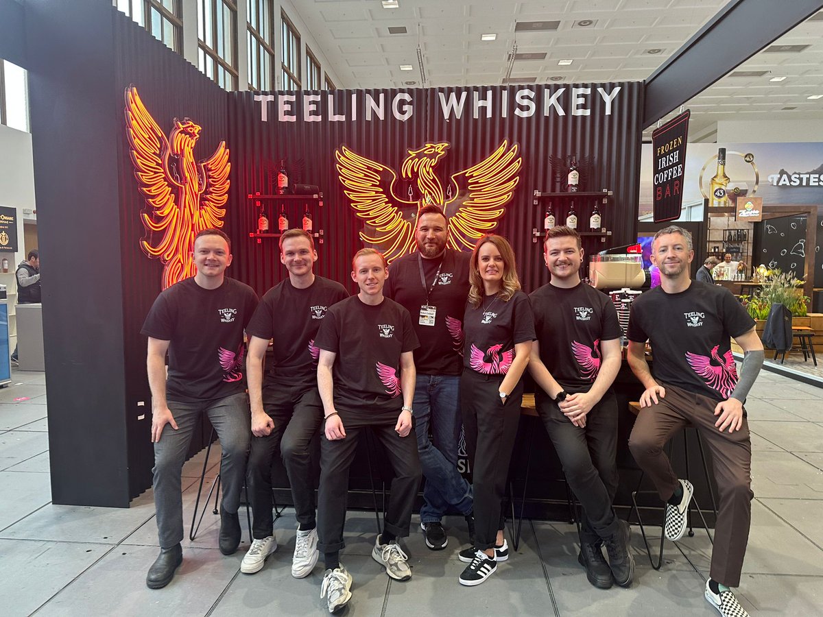 Team Teeling geared up and ready to take BCB by storm! 

Drop by for our infamous Frozen Irish Coffee, award-winning Whiskey, collaborative beers and much more, all at our stand 18A20! 

#TeelingWhiskey #BarConventBerlin #TeamTeeling