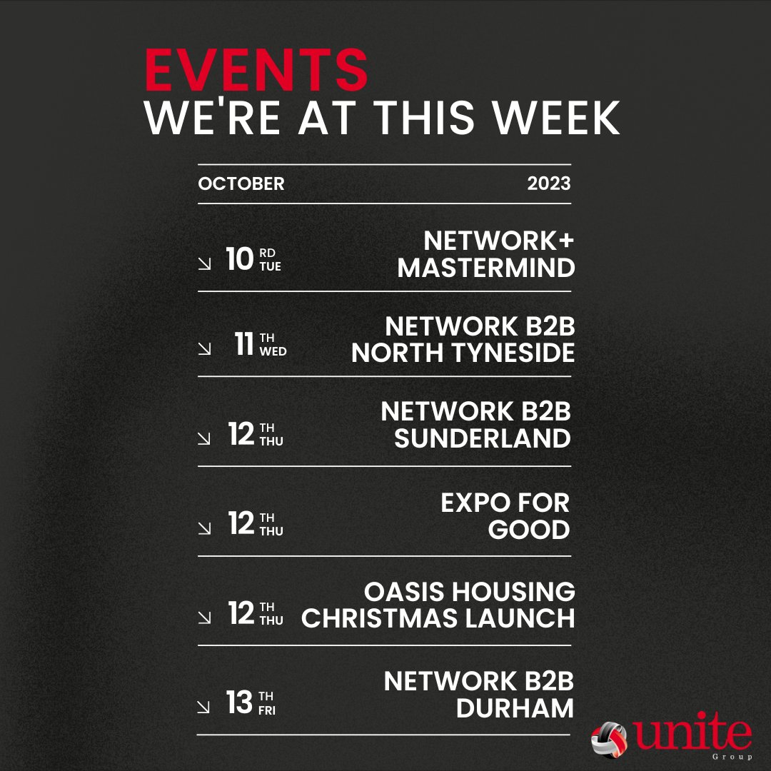 unitegroupltd's tweet image. Another busy week for our team here at The Unite Group!

Don&apos;t miss us exhibiting at Network for Good this week at Rainton Arena, 2 members of our Digital Marketing team will be leading a seminar on unleasing the potential of TikTok for your business.

#BecauseTechnologyMatters