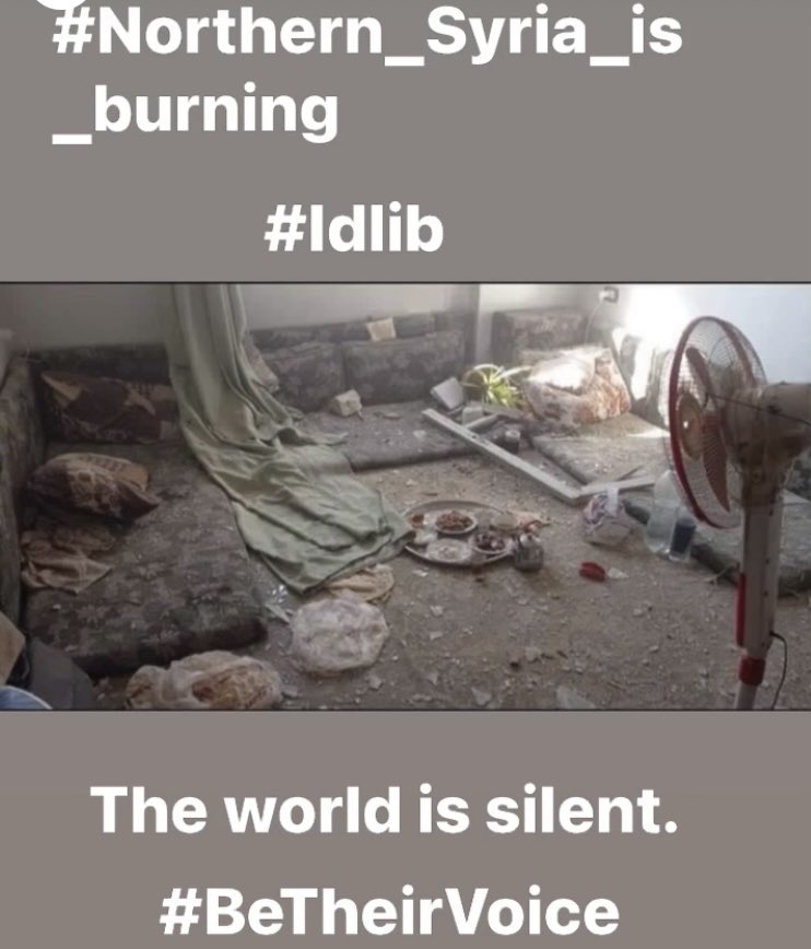 #Northern_Syria_is_burning 
#Idlib 
#BeTheirVoice 
The world is silent!!!