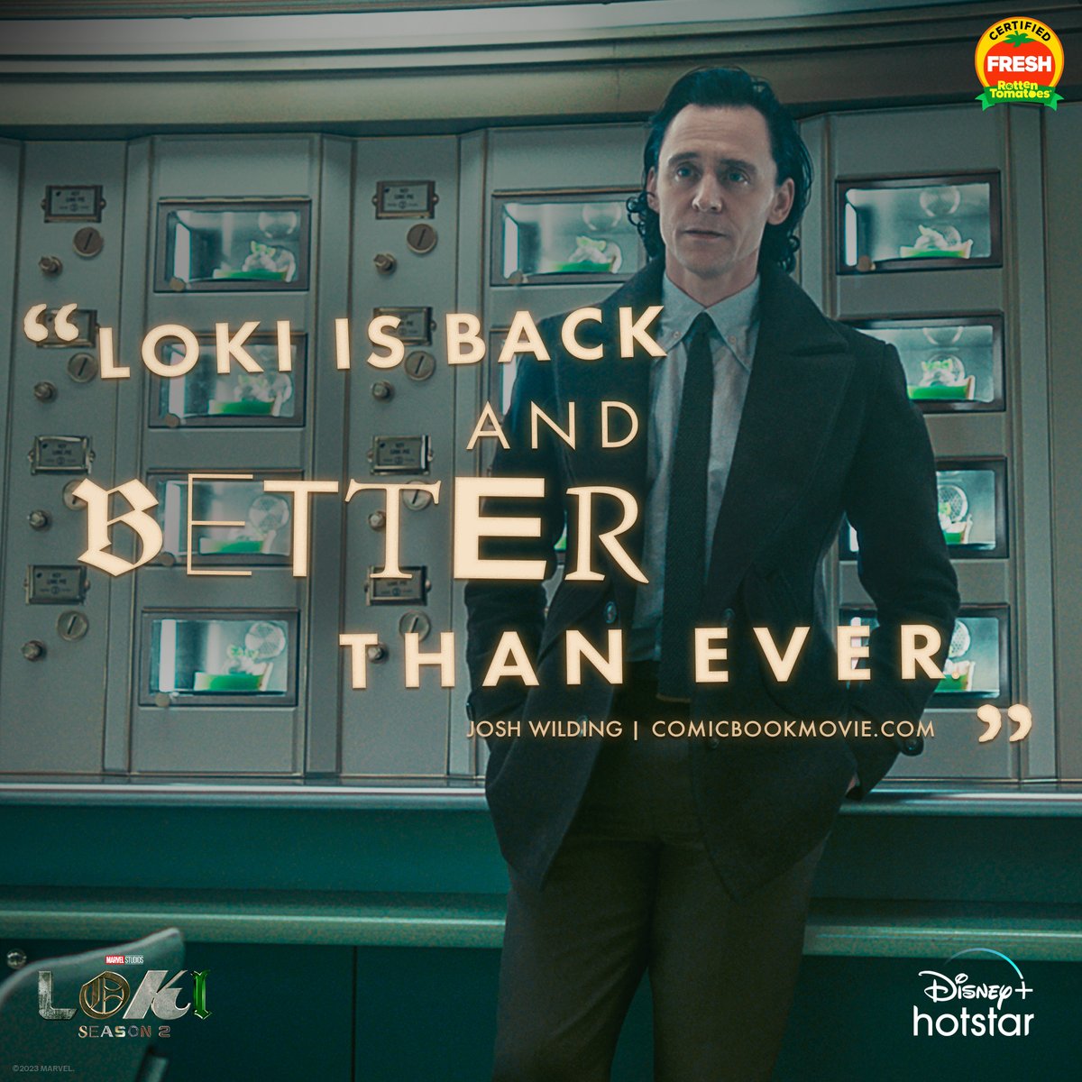 Kemunculan kembali yang agung. Strim episod 1 Marvel Studios’ #Loki Musim 2 kat #DisneyPlusHotstarMY!