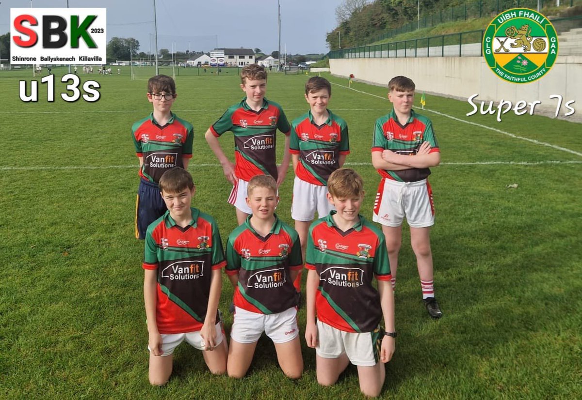 Well done to the SBK u13s who participated in the end of season Super 7s tournament. A fantastic morning of hurling by everyone involved.