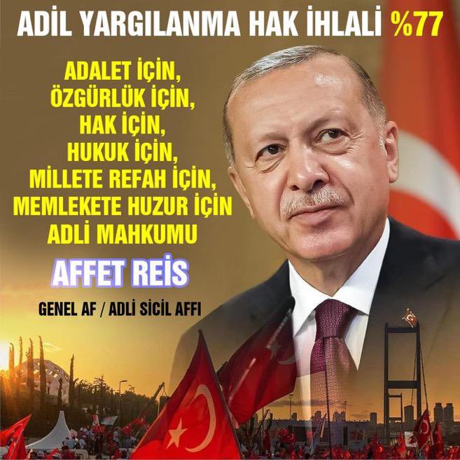 Adli mahkum umudu 100YılaYakışır ErdoğanAffı <a href="/RTErdogan/">Recep Tayyip Erdoğan</a>
