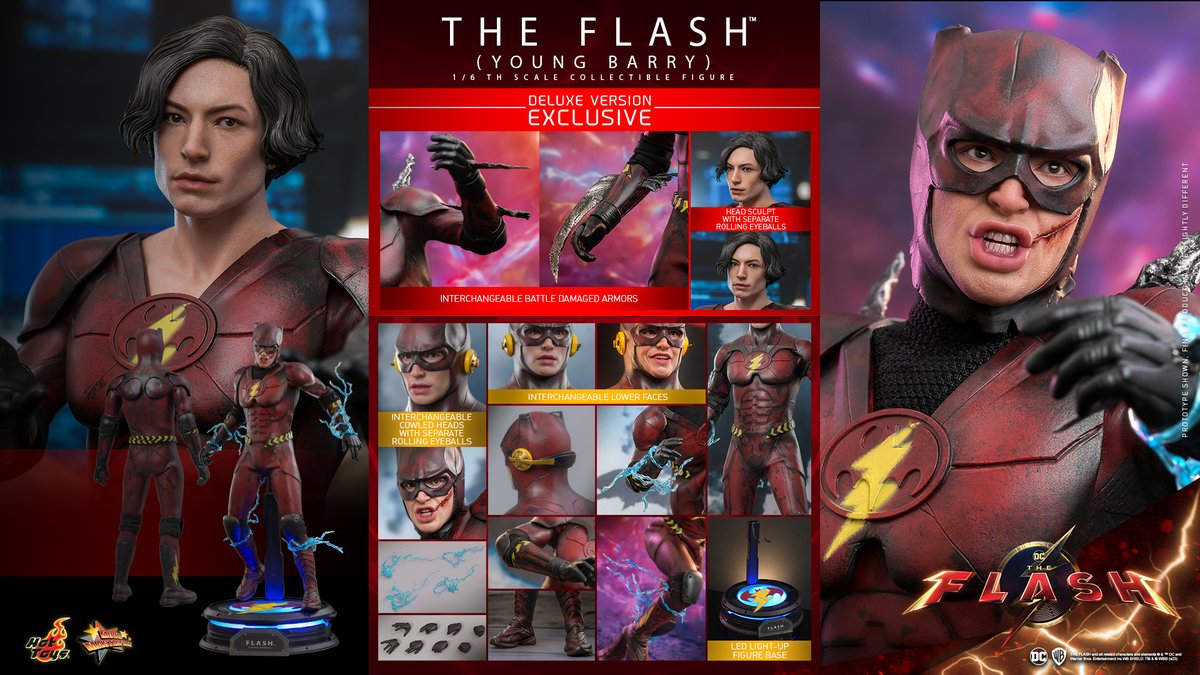 hottoysofficial's tweet image. #HotToys 1/6th scale #TheFlash (#YoungBarry) figure from #TheFlashmovie is available for pre-order now! bit.ly/HTTheFlashYoun…